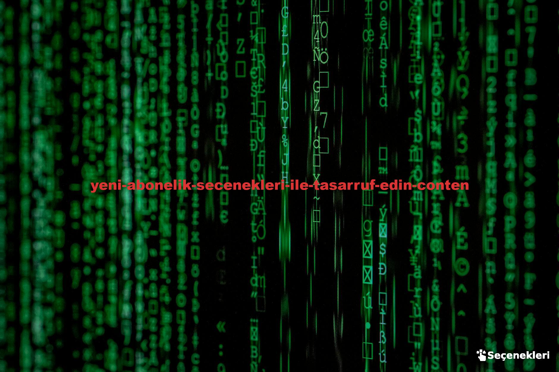 Abstract green matrix code background with binary style.