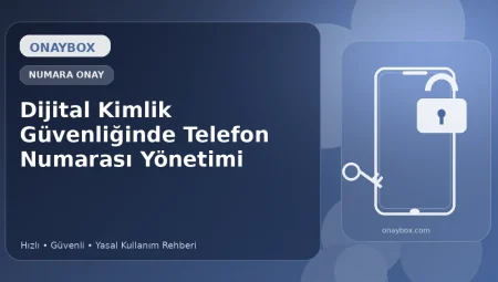 Dijital Kimlik Güvenliğinde Telefon Numarası Yönetimi