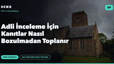 Adli İnceleme İçin Kanıtlar Nasıl Bozulmadan Toplanır