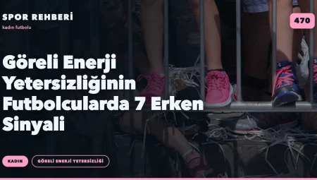 Göreli Enerji Yetersizliğinin Futbolcularda 7 Erken Sinyali